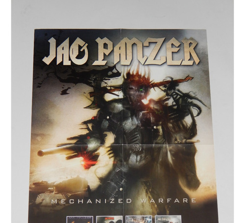 Jag Panzer Poster Original Importado Helloween Dist1