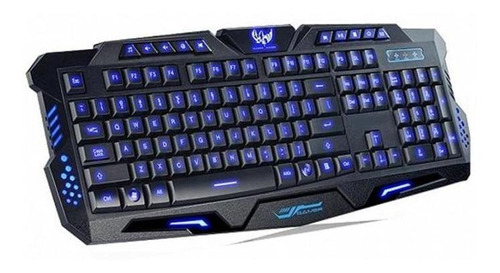 Teclado Usb Brobotix 420028 Ergonómico Iluminación Rgb /v