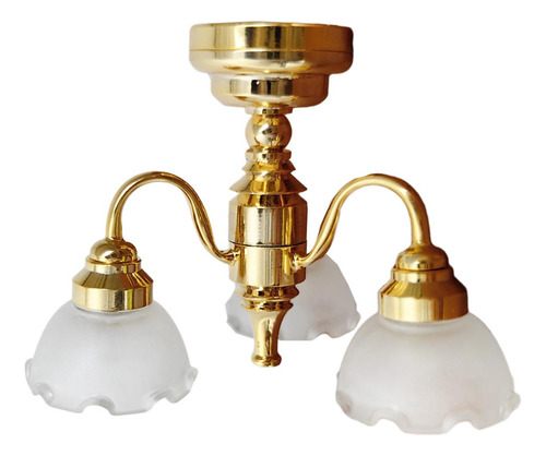 Lámpara Colgante Modelo Casa De Muñecas Luz De Techo Led