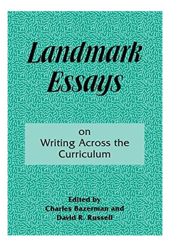 Libro: Landmark Essays: On Writing Across The Curriculum