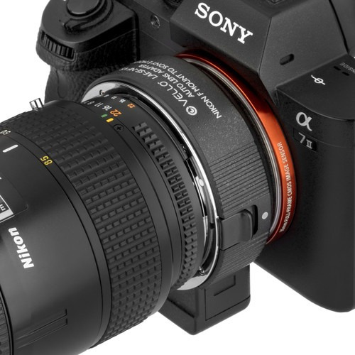 Adaptador De Lentes Vello Nikon Para Sony E-mount