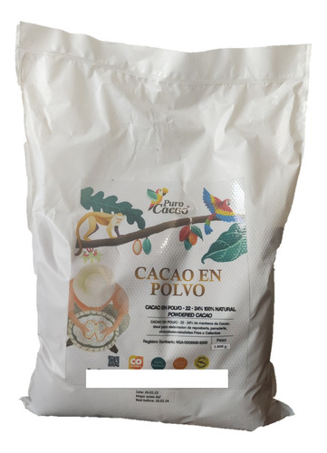 Cacao En Polvo Premium Contenido 24% Mant - g a $40