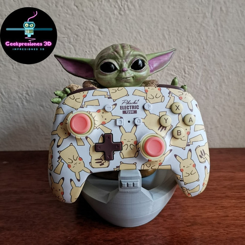 Soporte Para Control O Celular Baby Yoda Grogu Star Wars