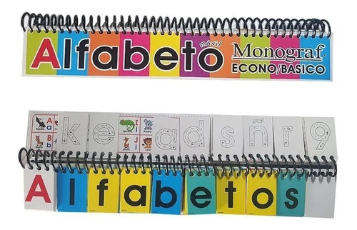 Set 16 Alfabetos Móvil  Econo/básico 34x7.5cm. Cuadernillo