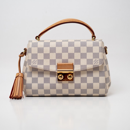 Bolso Louis Vuitton Croisette Damier Azur Cert Entrupy