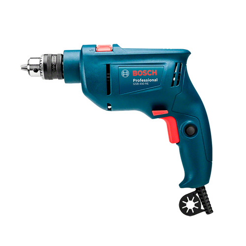 Imagem 2 de 5 de Furadeira de impacto Bosch GSB 450 RE 450W 220V