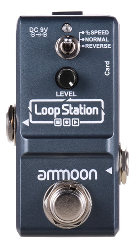 Ammoon Loop Station - Pedal De Mini Guitarra (efecto Looper,