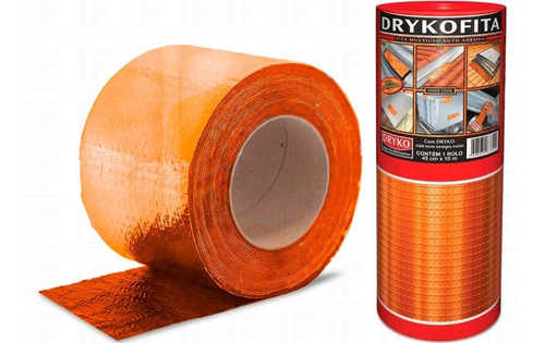 Fita Asfaltica Auto-adesiva Terracota 45cm X 10m - Drykofita