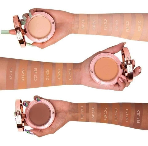 Base de maquillaje en polvo Beauty Creations Flawless Stay Flawless Stay Base de maquillaje en polvo Flawless Stay tono 160 - 7mL 7g