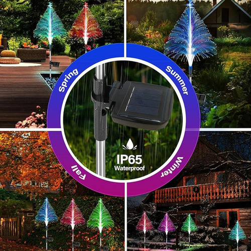 Luces Solares De Jardín Que Cambian De Color For Decoración