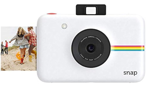 Cámara Digital Instantánea Zink Polaroid Snap (blanca) Con T