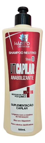  Shampoo Pós Quimica Uti Capilar Anabolizante Hábito 500ml