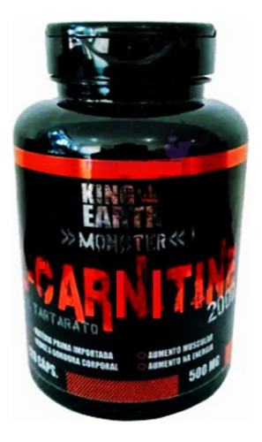 Lcarnitina Earth King 500mg 120 Capsulas