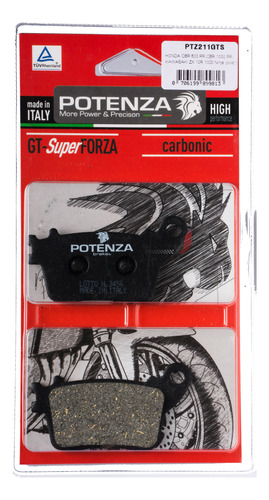 Pastilha Freio Potenza Tras Cb600f Hornet S/abs Ptz211gts