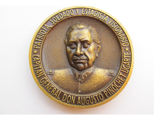 Antigua Medalla Gral Augusto Pinochet Año 1998 Curiosa Rara 