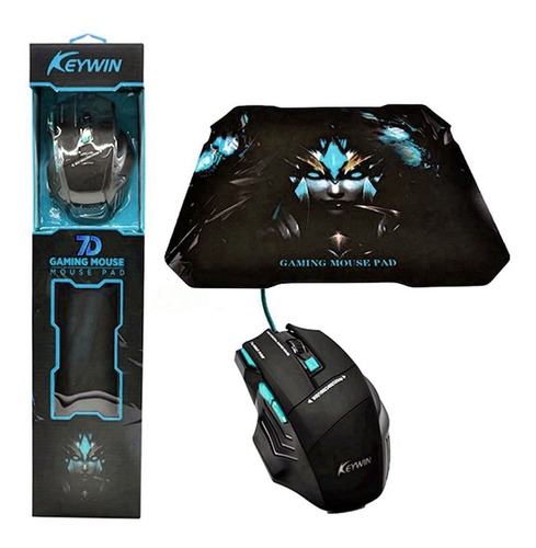 Gamer Pad Mouse + Mouse 7 Botones 3200 Dpi