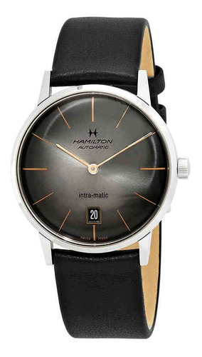 Reloj Para Hombre Hamilton H38455781 Automático Banda En