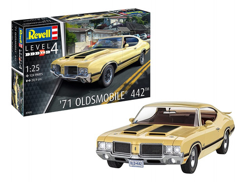 Revell  71 Oldsmobile® 442 1:25 Scale Kit De Modelo De .