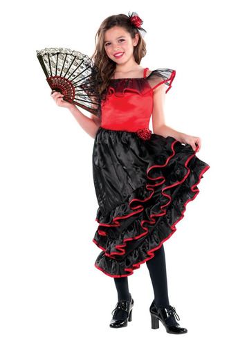 Disfraz Para Niña Bailarina De Flamencohalloween 