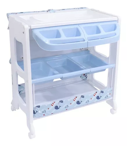 Bañera Adaptador Azul Ebaby Más Bubble Plegable Azul EBABY