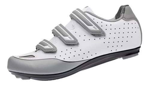 Zapatilla Gw Iron Ruta Bicicleta Ciclismo Blancas