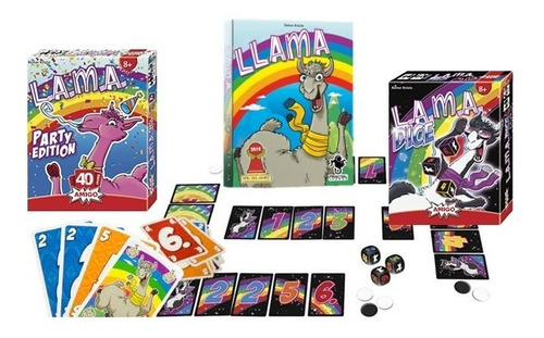 Llama Colección (base+party+dice) Para Imprimir