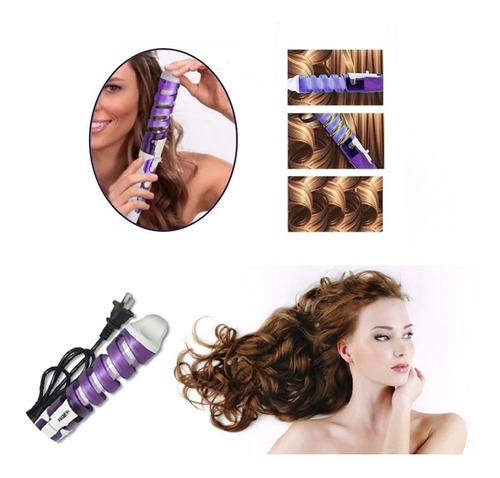 Ondulador Eléctrico Para Cabello Rizos Pinza Encrespadora Voltaje