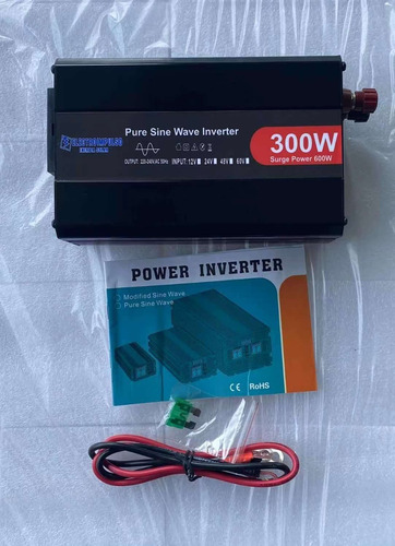 Imagen 5 de 6 de Inversor 12 A 220v 300w Senoidal Puro. Electroimpulso