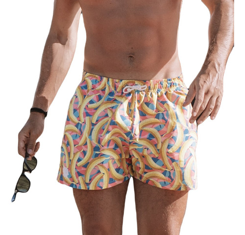 Traje De Baño Hombre Bananas Pecora Argentina Short Malla