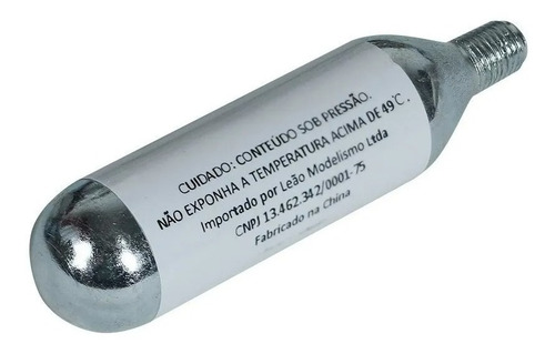 Imagem 3 de 4 de Kit 3 Co2 Cilindro 16g Rosca 3/8 Bicicleta Bike Ciclismo