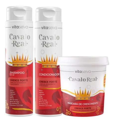 Imagem 1 de 6 de Kit Cabelão Rapunzel Cavalo Real Vita Seiva