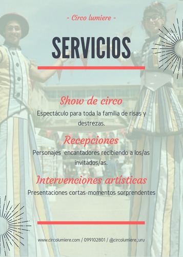 Imagen 5 de 9 de Circo Lumiere Show Casamiento Eventos Cumpleaños Escuelas