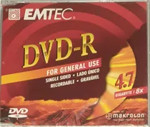 Comprar  Dvd-r Virgem 4.7gb 1 X 8x Emtec - Digipack Acrilico