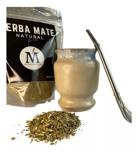 Novomates Yerba Kit Mate Argentino - Mate y Bombilla - Mate Argentino Kit  Completo Reemplaza Mate Calabaza - Kit Mate Acero Inoxidable Doble Pared y  Bombilla Mate Argentino - 237ml (Verde) 