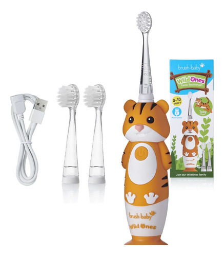 Brush-baby Wildones - Cepillo De Dientes Electrico Recargabl