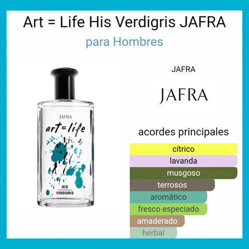 Perfume Jafra Art Life His Verdigris 100 Ml Original