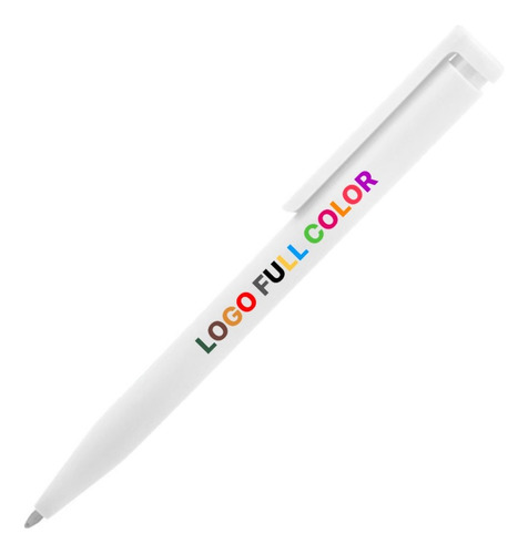 Bolígrafos Color Push Personalizados Con Logo 100 Unidades