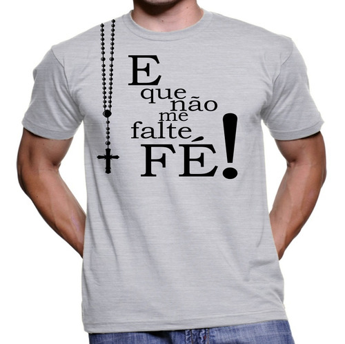 Imagem 1 de 1 de Camiseta Camisas Religiosas Variadas Frete Barato Kit 3 Unid