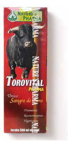 Torovital Sangre Toro Jarabe Natures - Unidad a $50