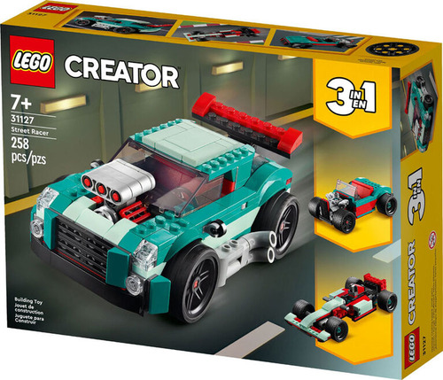 Lego Creator - Street Racer 3 En 1 - 258 Pcs - Cod 31127