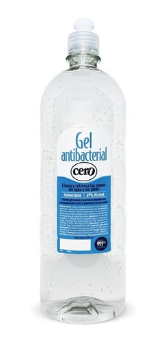 Gel Antibacterial Cero 1000ml - mL a $26