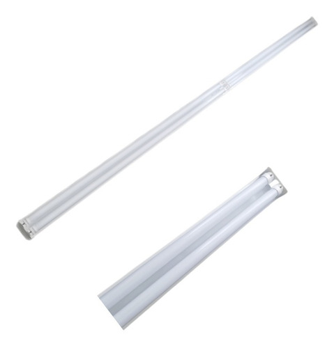 Lampara Led 4x18 72w Luz Calida Comercial Slim 96 2,44 Mts