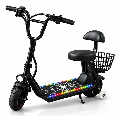 Patinete Eletrico C/assento Mini Scooter Bike Elétrica 250w Cor