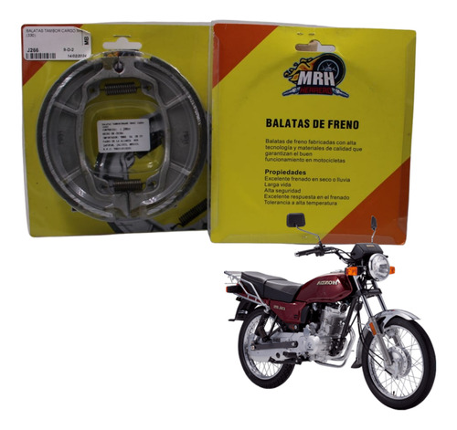 Balatas De Tambor Para Moto Honda Cgl 