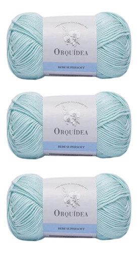 Pack 3 Lanas Bebe Super Soft Ovillo 300 Grs | Orquídea®