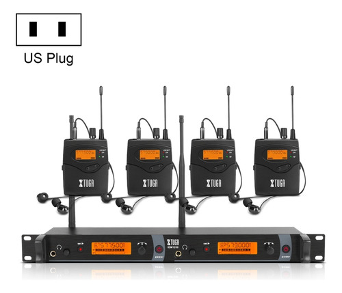 Transmisor Inalámbrico Xtuga Iem1200, Monitor Intraural De 4