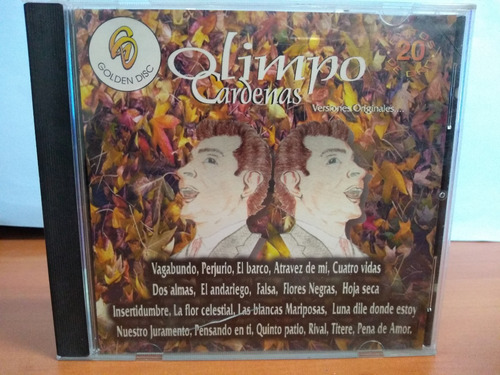 Olimpo Cardenas, 20 Exitos De Oro, Cd Album Del Año 1999. 