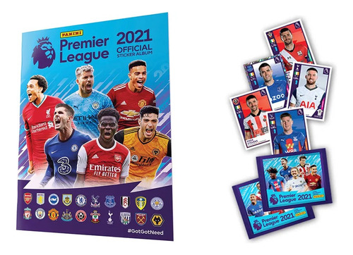 Pack Álbum Premier League 2021 + 25 Sobres.