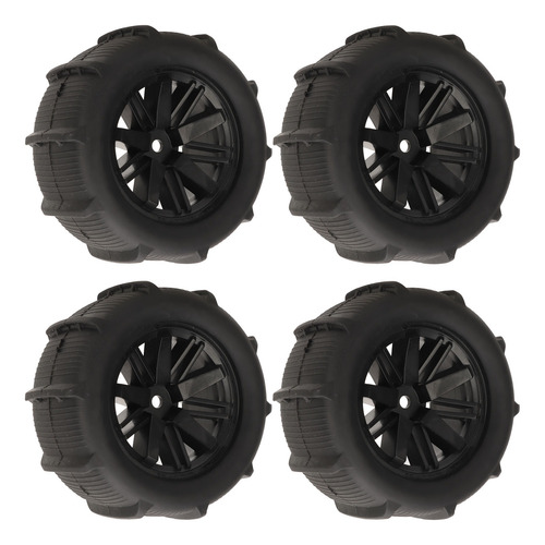 Neumáticos Y Ruedas Hexagonales Rc De 12 Mm A Escala 1/14, J