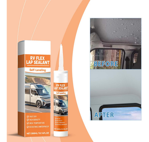 Sellador De Techo De 300 Ml, Sellador Autonivelante, Sello D